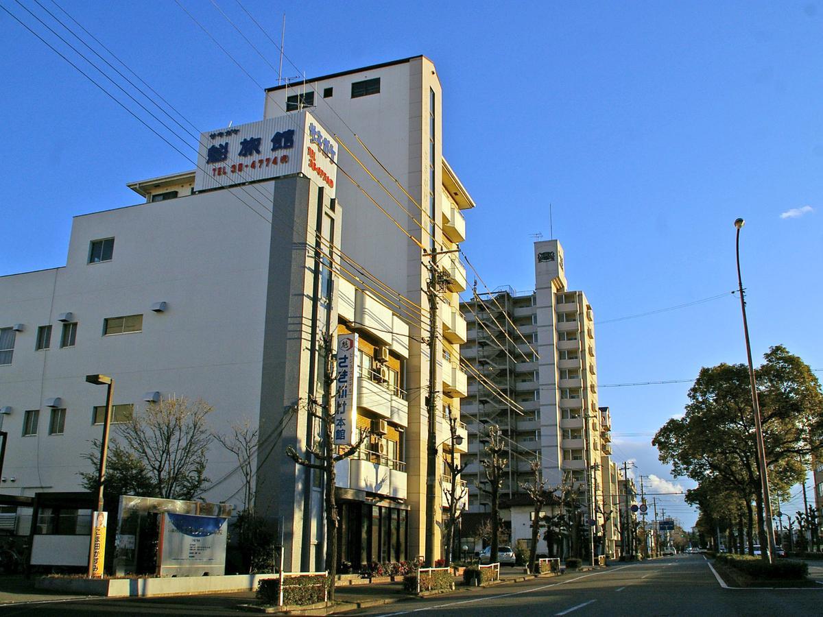 Business Hotel Sakigake Honkan ฮิเมจิ ภายนอก รูปภาพ